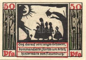 Német Birodalom/Weimari Köztársaság/ Naumburg 1920. 50Pf (12x) 12klf db, teljes sor T:I