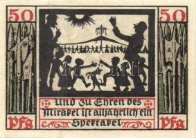 Német Birodalom/Weimari Köztársaság/ Naumburg 1920. 50Pf (12x) 12klf db, teljes sor T:I