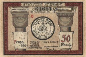 Német Birodalom/Weimari Köztársaság/ Frose 1921. 25Pf + 50Pf (4x) 5klf db, teljes sor T:I