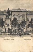 1925 Rimaszombat, Rimavská Sobota; Tompa Mihály szobra. Rábely Miklós kiadása / statue (fa)