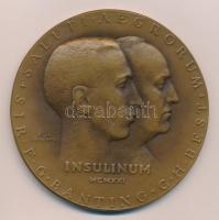 Csehszlovákia 1921. "Karlovyvary Carlsbad / Insulinum" kétoldalas Br érem. Szign.: Milan K...