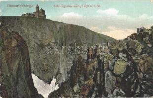 1907 Krkonose, Riesengebirge; Schneegrubenbaude / Schronisko nad Snieznymi Kotlami
