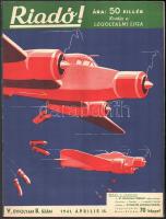 1940-1941 A Riadó! A Légoltalmi Liga lapjának 3 száma