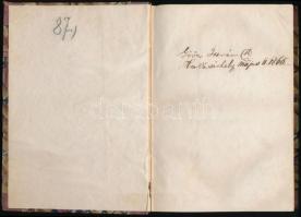 Szentjóbi Szabó László költői munkái. Összeszedte Toldy Ferenc. Pest, 1865, Heckenast Gusztáv, IV+21...