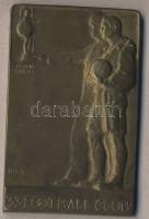 Cca 1900-as évek eleje DN "33 Football Club" szögletes Br plakett T:2