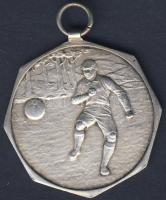 Cca 1900-as évek eleje DN "Labdarúgás" Ag díjérem, 19,5g T:2