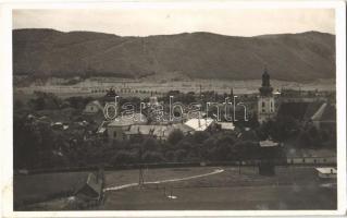 1943 Rozsnyó, Roznava; látkép templomokkal. Fuchs József kiadása / general view with churches (EK)