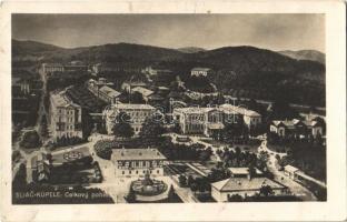 1934 Szliács, Sliac; Celkovy pohled / látkép, fürdő, szálloda / general view, spa, baths, hotel (EK)