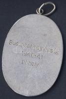 1941. "BLASZ-Budapesti Bajnokság" Ag díjérem, 17g T:2