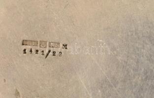 Alpakka kínálótálak, 3 db, 23×14 és 29×18 cm között