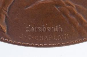 Franciaország 1871. "Párizs ostroma 1870-1871" peremén jelzett Br emlékérem. Szign.: J. C....