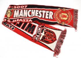 Milan-Manchester sál (2006/2007 Bajnokok ligája  elődöntő mérkőzés szurkolói sálja, vásárolva a mérkőzés helyszínén), jó állapotban