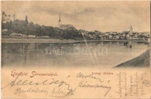 1899 Sárospatak, város látképe