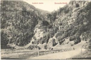 1911 Borszék, Borsec; Szalárdi részlet / road, bridge