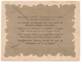 1848. 10Ft "Kossuth bankó" elrontott kézi sorszámozás miatt áthúzásokkal érvénytelenített ...