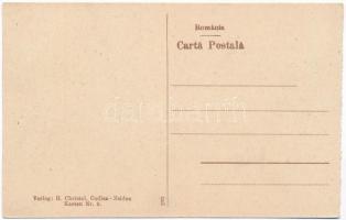 Feketehalom, Zeiden, Codlea; Primaria / Rathaus / Városháza. H. Christel kiadása / town hall - képes...