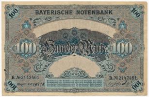 Német Birodalom / Bajorország 1900. 100M vízjeles papíron T:II-
German Empire / Bavaria 1900. 100 M...