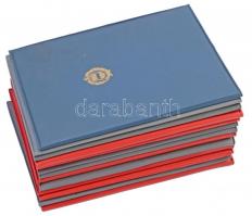 14db-os vegyes, szocialista kitüntetés adományozói okirat tétel