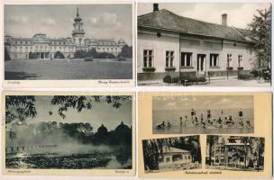 Több mint 50 kisalakú magyar városképes lap a 30-as 50-es évekből