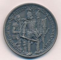 Garamkeszi János (1936-) 1984. "MÉE Nógrád-megye / Drégely vára - Szondy György" ezüstpati...