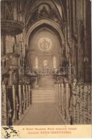 1911 Pannonhalma, Szent Benedek Rend templom belseje Szentmártonból. 22019-395.