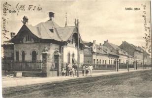 1915 Győr, Attila utca, Káldy Lajos építési irodája