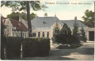 1909 Ógyalla, Ó-Gyalla, Stara Dala, Hurbanovo; Feszty Béla kastélya. Salezer Mór kiadása / castle (EK)