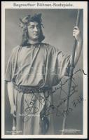 1913 Székelyhidy Ferenc (1885-1954) magyar operaénekes (tenor) aláírása az őt ábrázoló képeslapon