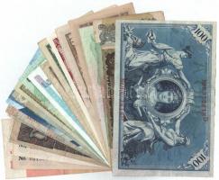 20db-os magyar és külföldi bankjegy tétel, közte Amerikai Egyesült Államok, Németország, Kenya T:III...