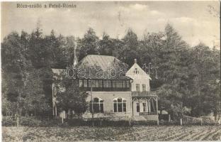 Felsőróna, Horná Roven (Selmecbánya, Banská Stiavnica); Róza szálló. Kiadja Grohmann / hotel, villa (EK)