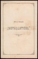 1876-1881 Tánczos Béla ügyvéd tréfás versikéi. 1876-1878-1881. Kettő kézzel írt, egy nyomtatott (: A...