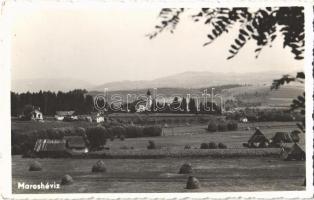 Maroshévíz, Toplita; látkép, Urmánczy kastély / general view, castle