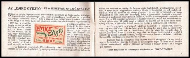 1906 EMKE Kérelem a hazafias magyar közönséghez a honi ipar pártolása érdekében, aláírásgyűjtő lappa...