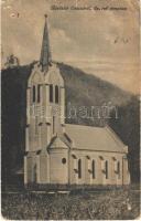 Csucsa, Ciucea; Református templom. Ifj. Simon Gerő kiadása / Calvinist church (apró lyukak / tiny pinholes)