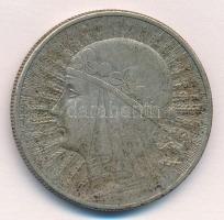 Lengyelország 1932. 10Zl Ag London T:2 patina Poland 1932. 10 Zlotych Ag London C:XF patina Krause Y...