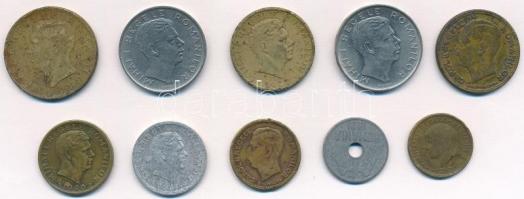 Románia 1921-1947. 50b-10.000L (10xklf) T:1--3
Romania 1921-1947. 50 Bani - 10.000 Lei (10xdiff) C:...