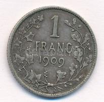 Belgium 1909. 1Fr Ag "II. Lipót" T:2-
Belgium 1909. 1 Franc Ag "Leopold II" C:V...