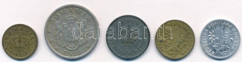 Románia 1947. 50b + 1924-1951. 2L (4xklf) T:2
Romania 1947. 50 Bani + 1924-1951. 2 Lei (4xdiff) C:X...