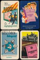 1957-1974 47 db kártyanaptár (mezőgazdasági kiállítás, takarékbetétkönyv, OTP, stb.)