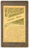 cca 1900 Julische Alpen, 1:100.000, G. Freytag's Touristen-Wanderkarte, Wien, Feytag&Brendt...