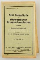 1917 Neue Generalkarte des südwestlichen Kriegsschauplatzes, (östliches Blatt Isonzo-Front), 1:200.0...