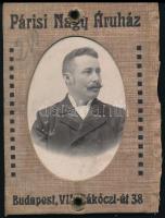 1907 Párisi Nagy Áruház, Ős-Budavár fényképes szabadjegy