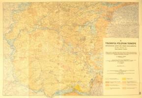 1941 A tiszántúl földtani térképe, északi és déli rész, 1:200.000, Szerk.: Dr. Sümeghy József, Bp., M. Kir. Honvéd Térképészeti Intézet, 70x100 cm x 2