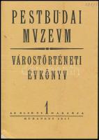 1947 Pestbudai Múzeum - várostörténeti évkönyv, I. évfolyam 1. szám