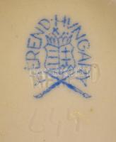 Herendi Eton mintás tejszínkiöntő, kézzel festett, jelzett, apró kopásnyomokkal, m:6,5 cm