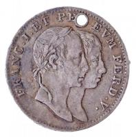 Habsburg Birodalom / Pozsony 1830. szeptember 28. Koronázási zseton Ag I. Ferenc - V. Ferdinánd (3,2g) T:3 ly. Habsburg Monarchy / Bratislava 28 September 1830. Coronation Silver Jeton Ag Franz I - Ferdinand V (3,2g) C:F hole HTÉ.: 899.