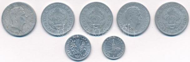 Románia 1946. 500L Al + 1947-1950. 5L Al + 1951. 1L Al + 2L Al T:1--3