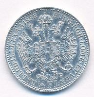 Ausztria 1858A 1/4Fl Ag "Ferenc József" T:1- 
Austria 1858A 1/4 Florin Ag "Franz Jos...