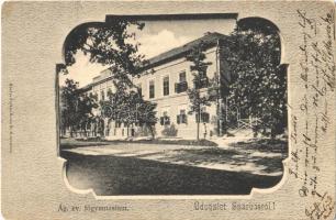 1903 Szarvas, Ágostai evangélikus főgimnázium. Farkas Soma kiadása, Art Nouveau