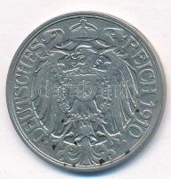 Német Birodalom 1910A 25pf Ni T:1- 
German Empire 1910A 25 Pfennig Ni C:AU